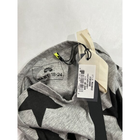 Nununu Star Onesie in Heather Grey - Picture 4 of 4